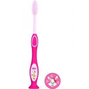Chicco Escova Dentes de Leite Rosa 3 a 6 anos