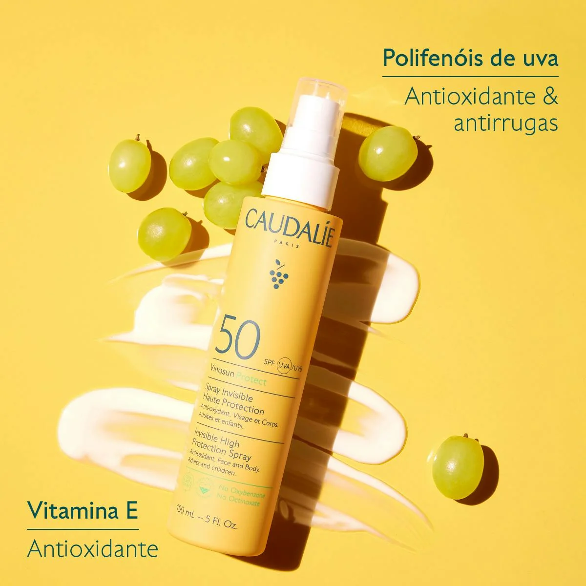 Caudalie Vinosun Protect Spray Invisível SPF50 150ml - Image 4