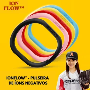 IonFlow™ - Pulseira de Bem-estar com Íons Negativos | Turmalina & Germânio