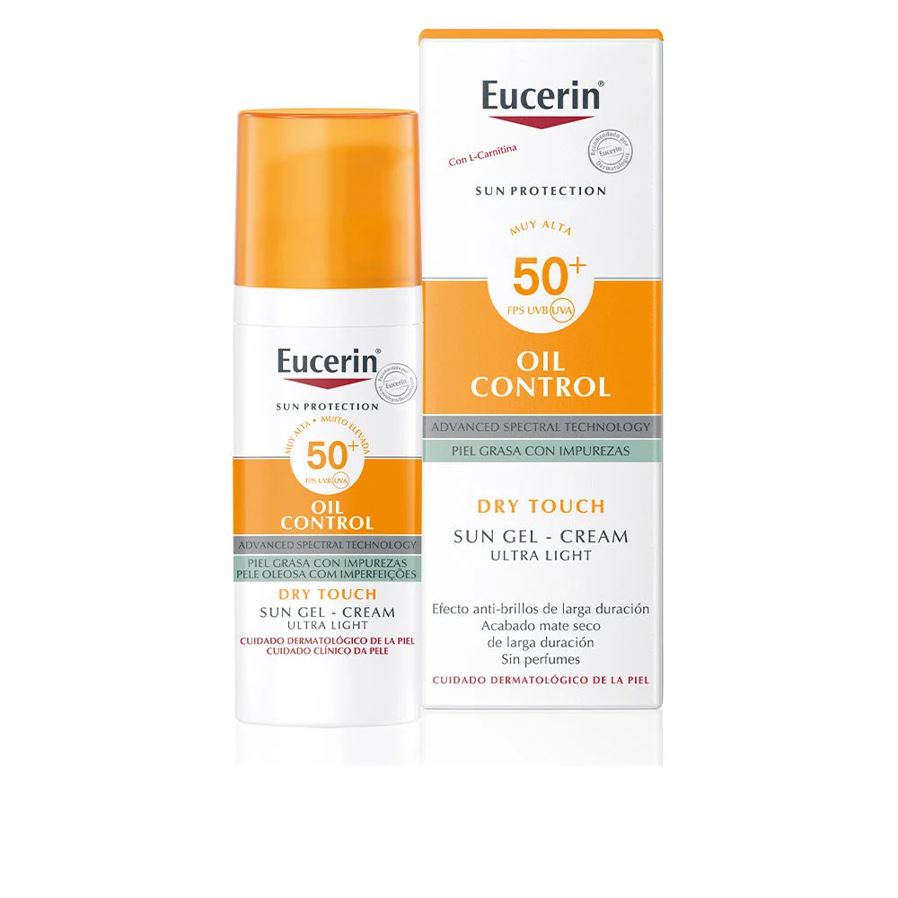Eucerin Sun Gel-Creme Oil Control Toque Seco SPF50+ 50ml