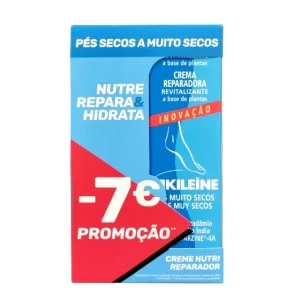 Akileine Creme Nutri Reparador Pés Secos 50ml Pack Duplo