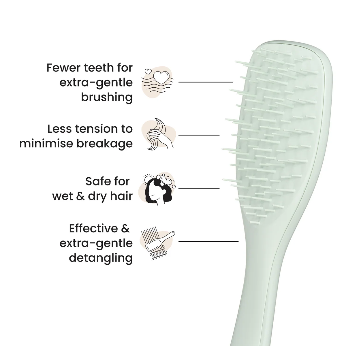 Tangle Teezer Escova Detangling Extra Gentle Eucalyptus - Image 3