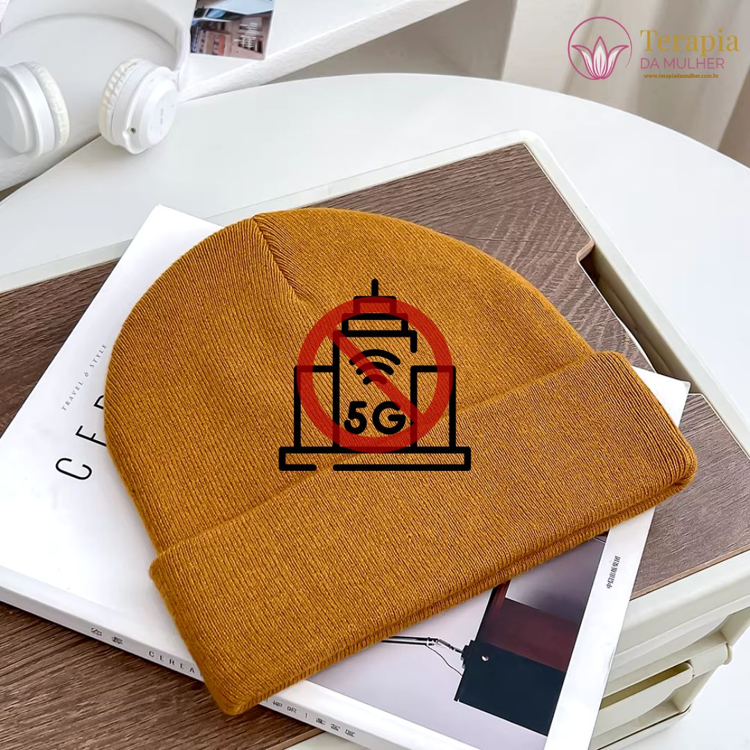 Gorro 5G Block™ | Tecido Faraday com Fios de Prata para Ambientes Tecnológicos - Image 3