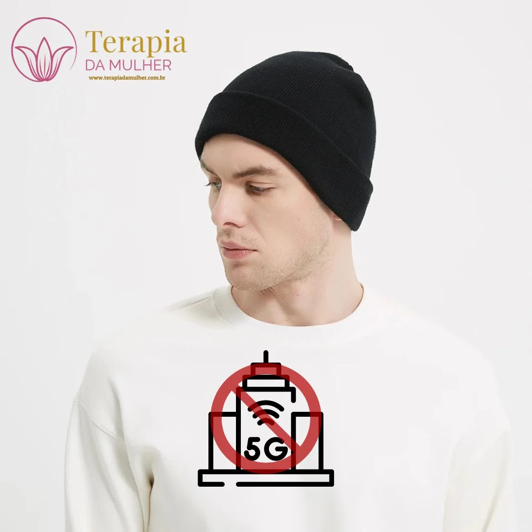 Gorro 5G Block™ | Tecido Faraday com Fios de Prata para Ambientes Tecnológicos - Image 2