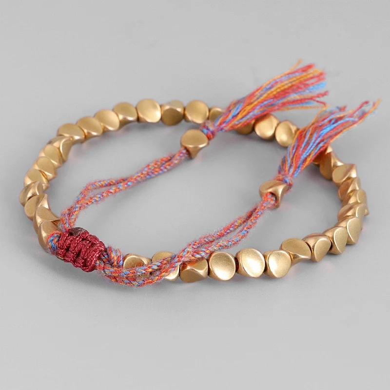 Pulseira Tibetana com Contas de Cobre TibetFlow™ | Tradição e Bem-estar - Image 4