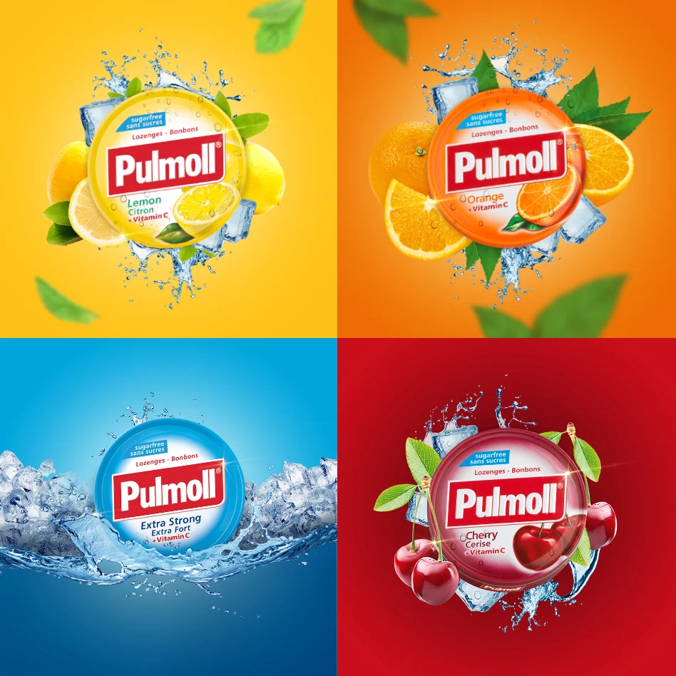 Pulmoll Pastilhas Eucalipto Mentol + Vitamina C Sem Açúcar 45g - Image 5