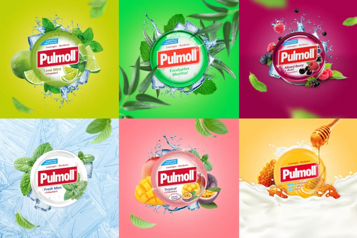 Pulmoll Pastilhas Eucalipto Mentol + Vitamina C Sem Açúcar 45g - Image 4