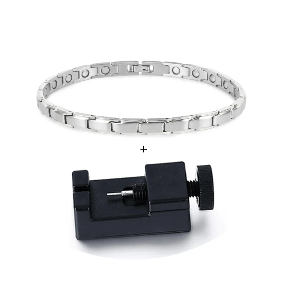 Tornozeleiras Premium de Terapia Magnética - Aço Inoxidável para Bem-estar e Equilíbrio Energético Feminino - Image 9