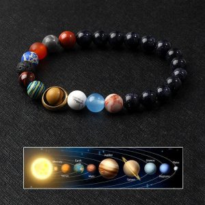 Pulseira de Contas Sistema Solar - Universo Conectado™