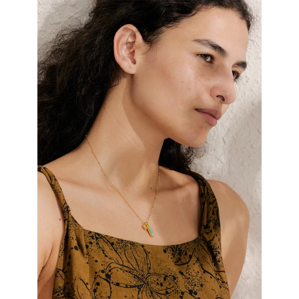 Colar Coração de Amazonita - Harmonia e Equilíbrio Emocional - Image 5
