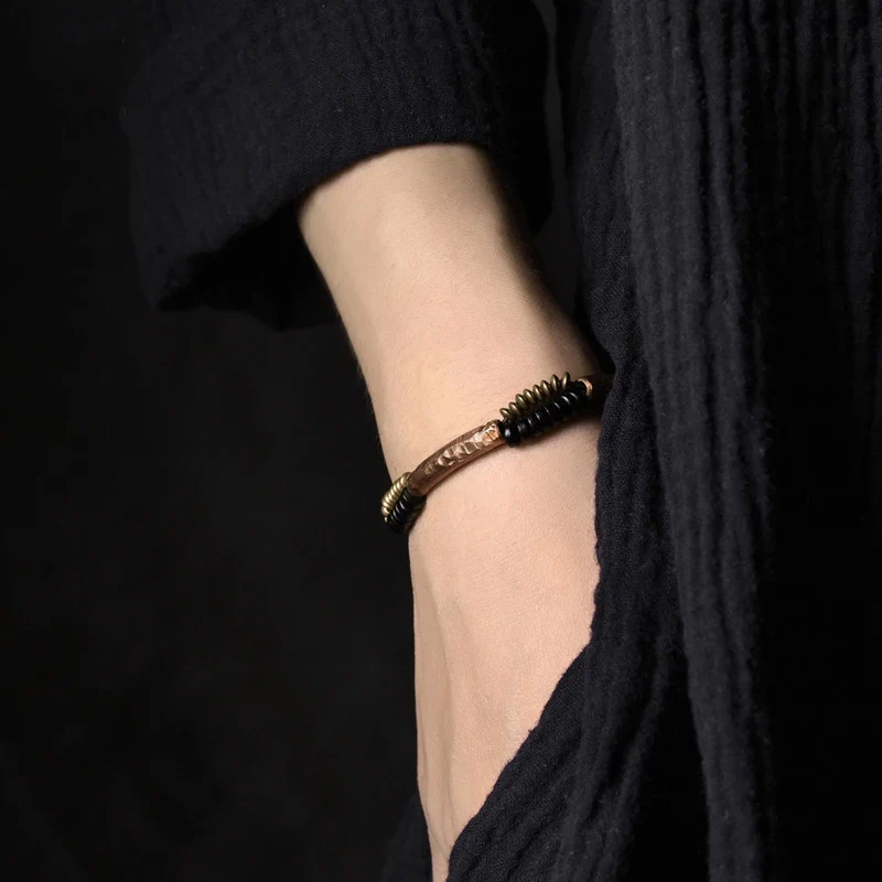 Bracelete de Cobre com Ébano Real - Terapia da Mulher - Image 2
