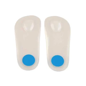 Palmilha de Silicone 3/4 com Piloto e Ponto Azul Ortho Pauher 5002 Par