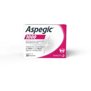 Aspegic 1000 1800mg 20 Saquetas