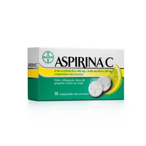 Aspirina C 400/240 mg 10 Comp Efervescentes