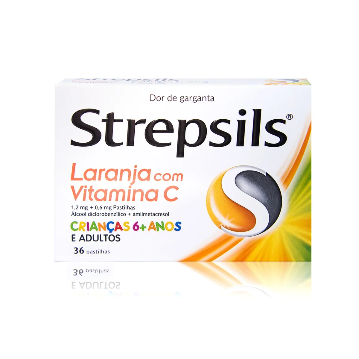 Strepsils Laranja com Vitamina C, 1,2/0,6 mg x 36 pst - Image 2