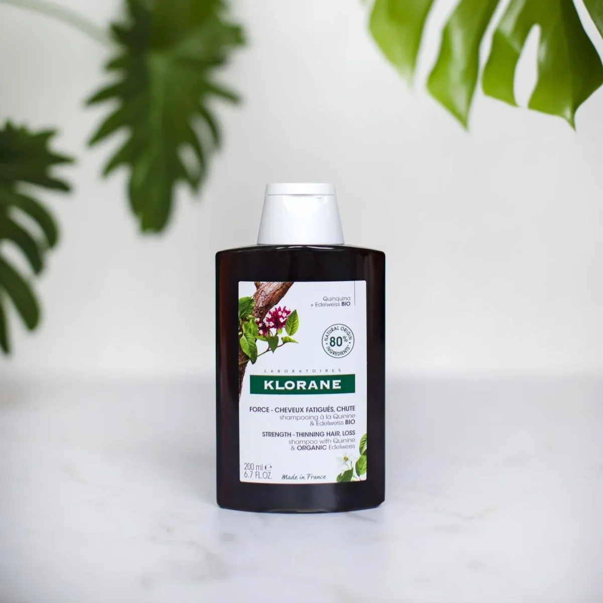 Klorane Capilar Champô Com Quinina & Edelvaisse Bio 800ml (2x400ml) - Image 5