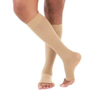 Meia Venosan 6000 30-40 mmHg 3/4 Bege Aberta