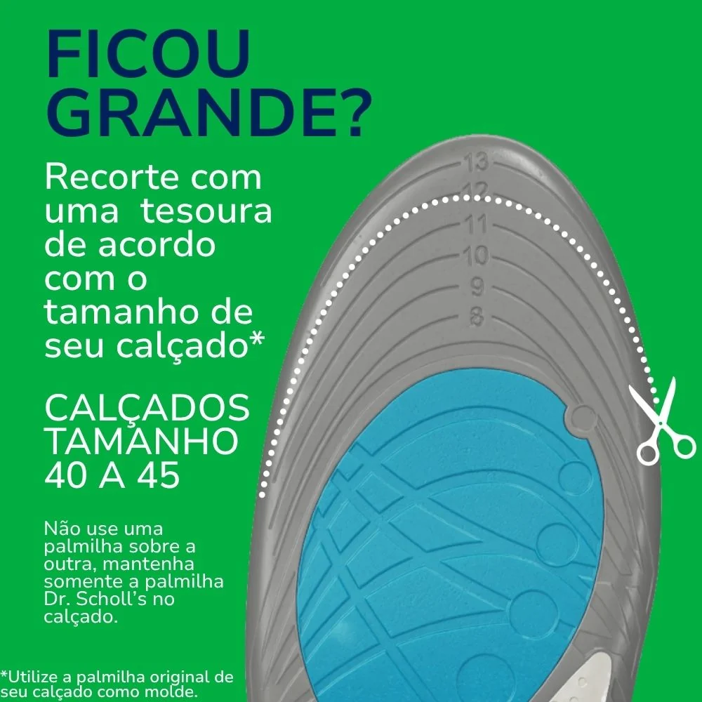Palmilha para Corrida Dr Scholl 01 Par - Image 4