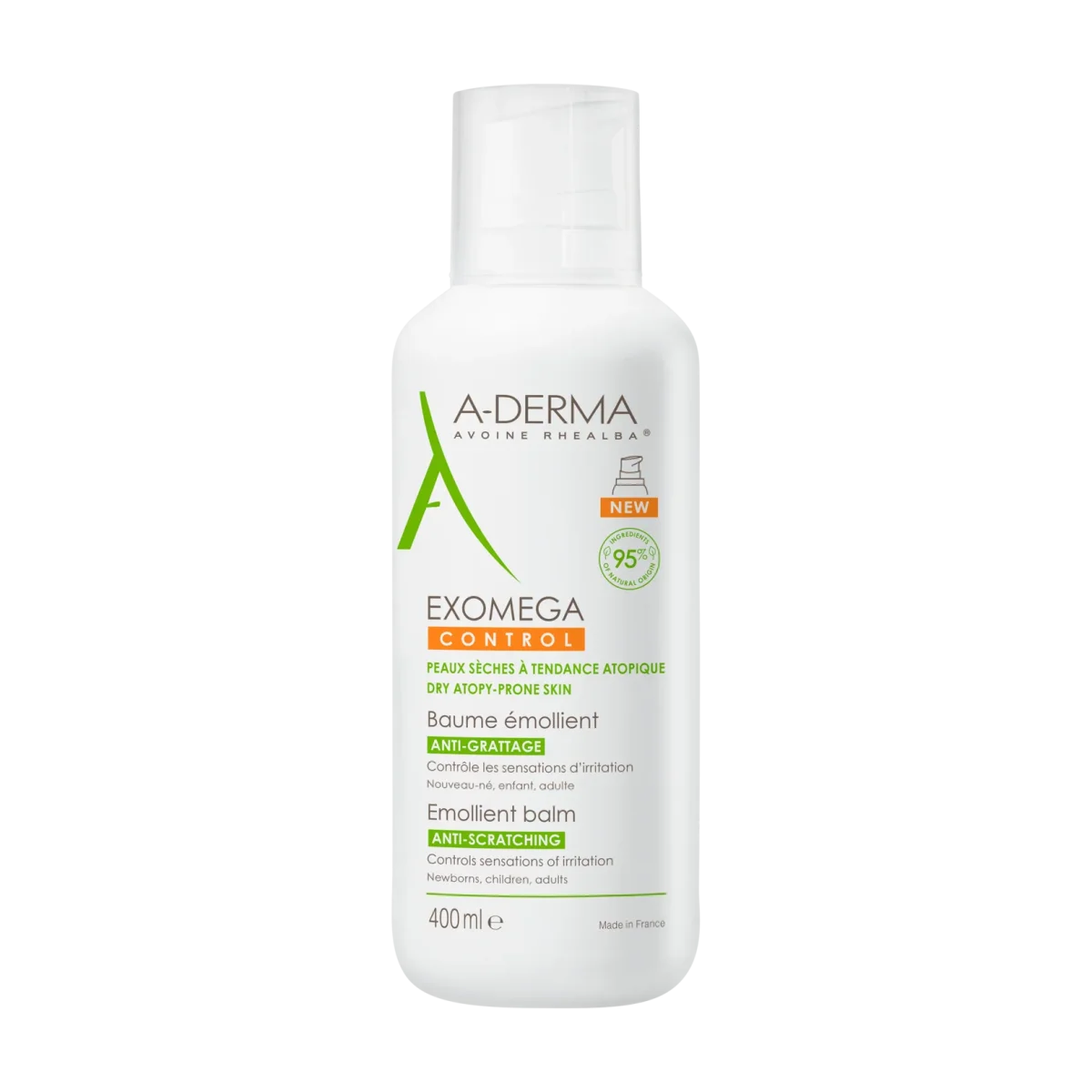 A-Dema Exomega Control Bálsamo Emoliente Antiprurido 400ml