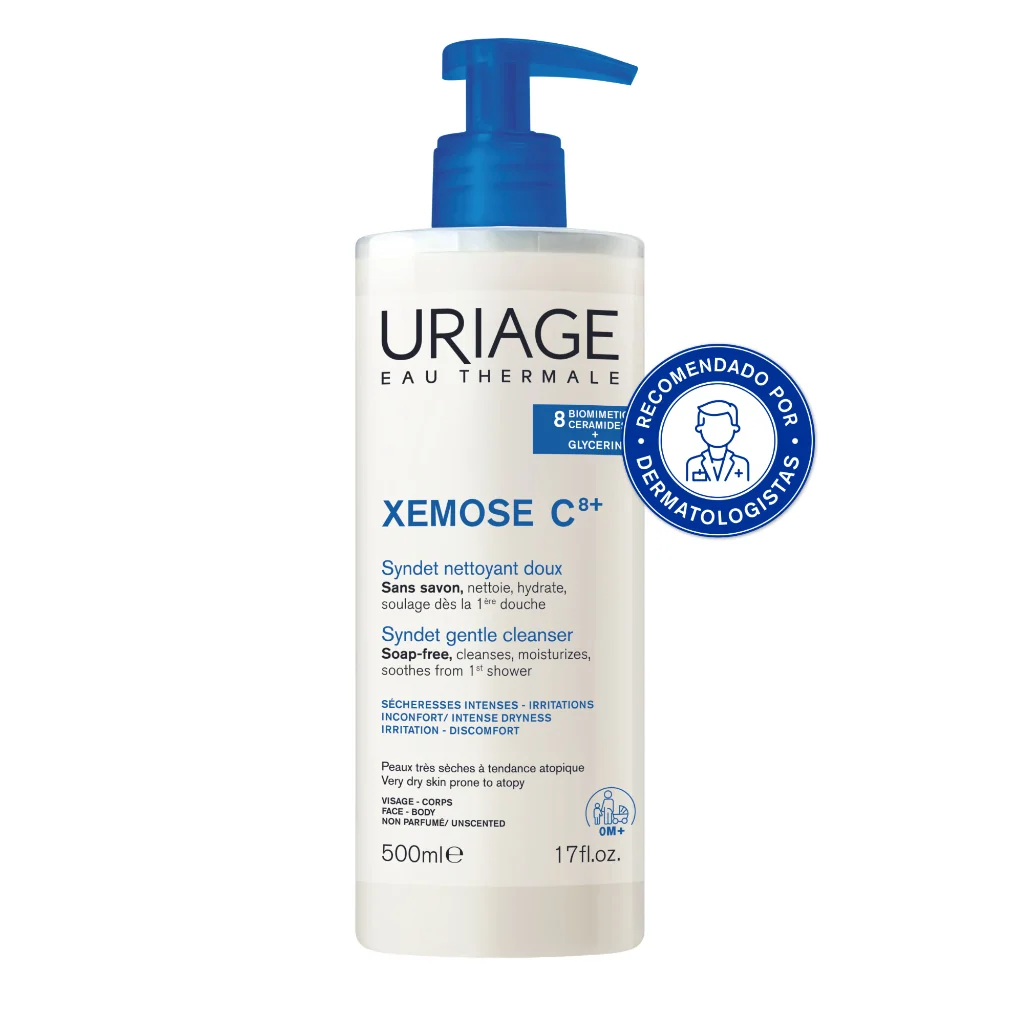 Uriage Xemose C8 Syndet Limpeza Suave 500ml - Image 2