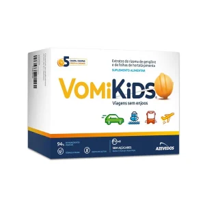 Vomikids 5 Chupa-Chupas Sabor Laranja